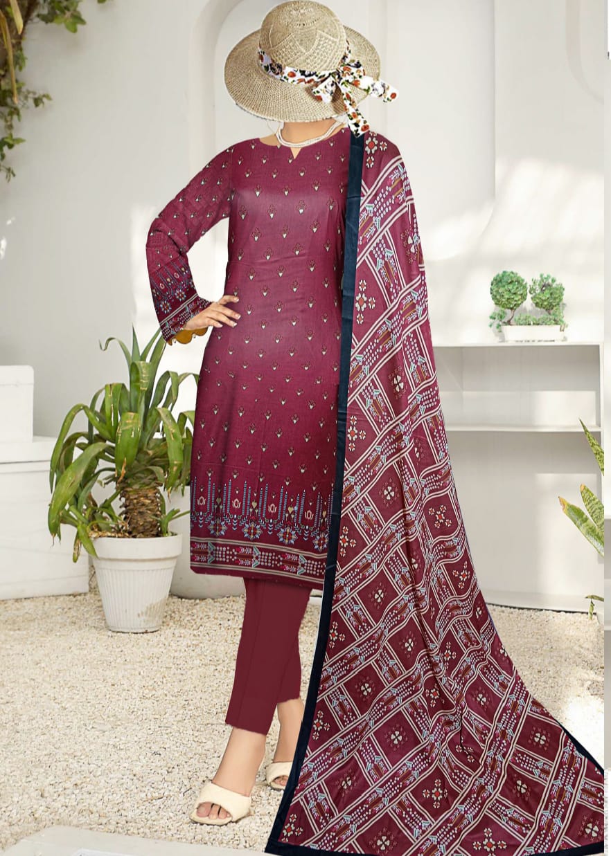 Safa Noor Digital Printed Lawn 3 Piece