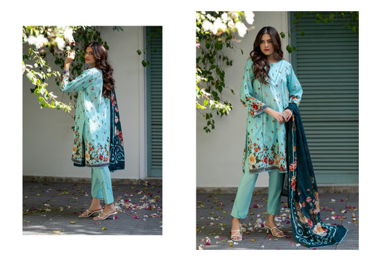 Digital Printed Lawn 3 Piece Vol 1
