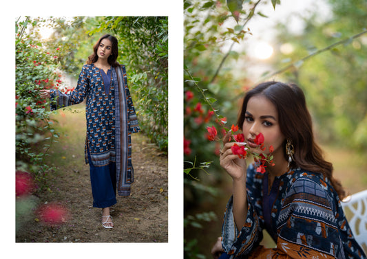 Digital Printed Lawn 3 Piece Vol 1