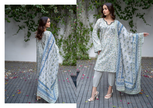 Digital Printed Lawn 3 Piece Vol 1