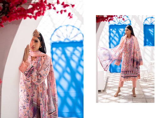 Digital Printed Lawn 3 Piece Vol 8