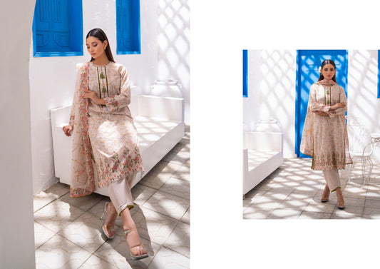 Digital Printed Lawn 3 Piece Vol 8
