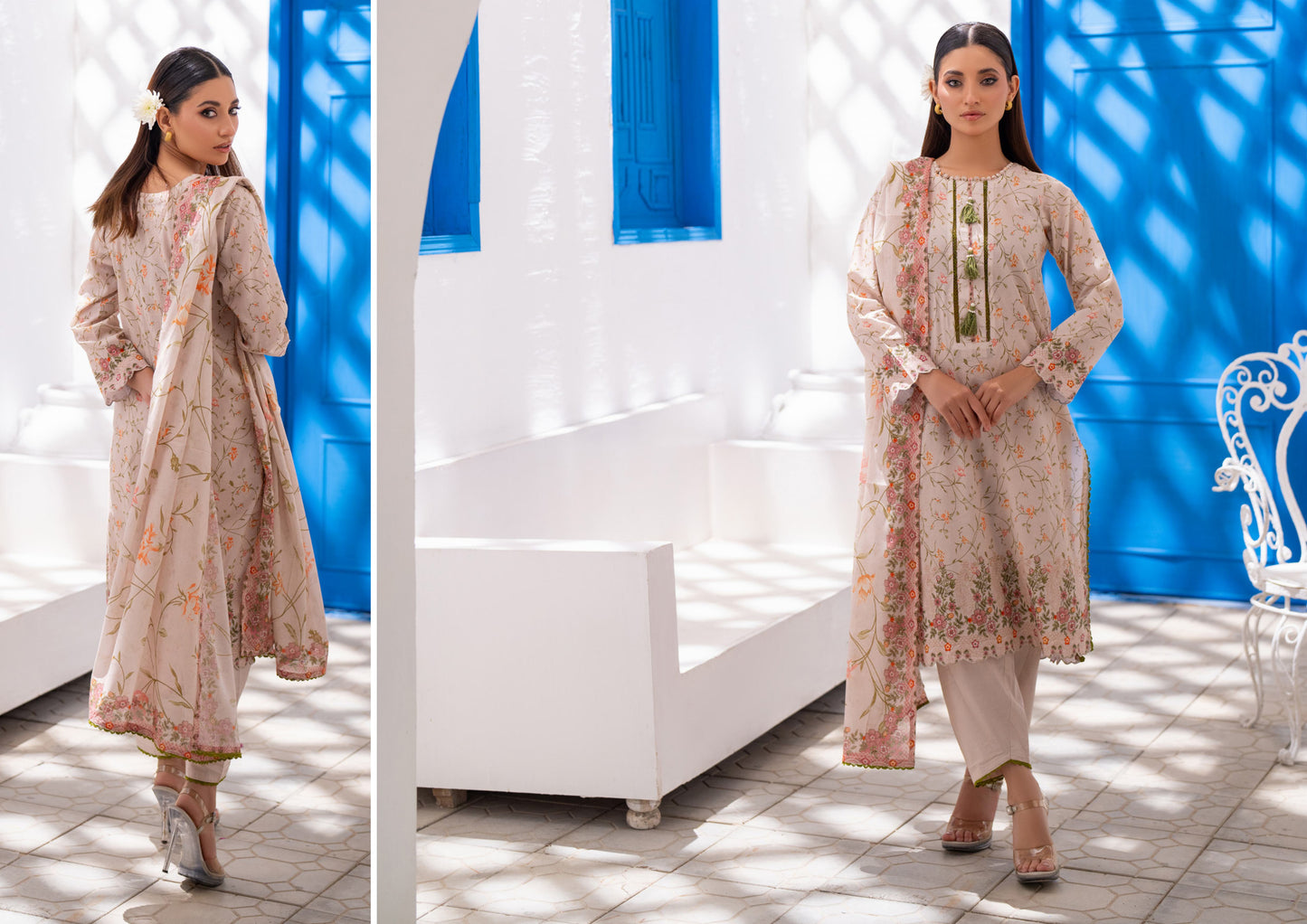 Digital Printed Lawn 3 Piece Vol 8
