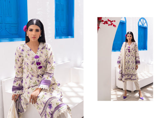 Digital Printed Lawn 3 Piece Vol 8