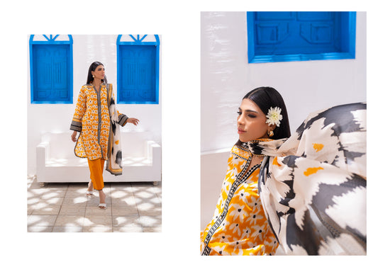 Digital Printed Lawn 3 Piece Vol 8