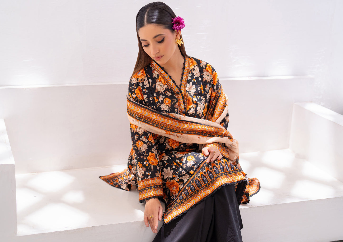 Digital Printed Lawn 3 Piece Vol 8