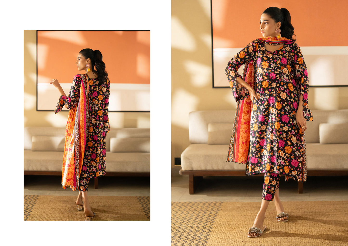 Digital Printed Lawn 3 Piece Separate Vol 5