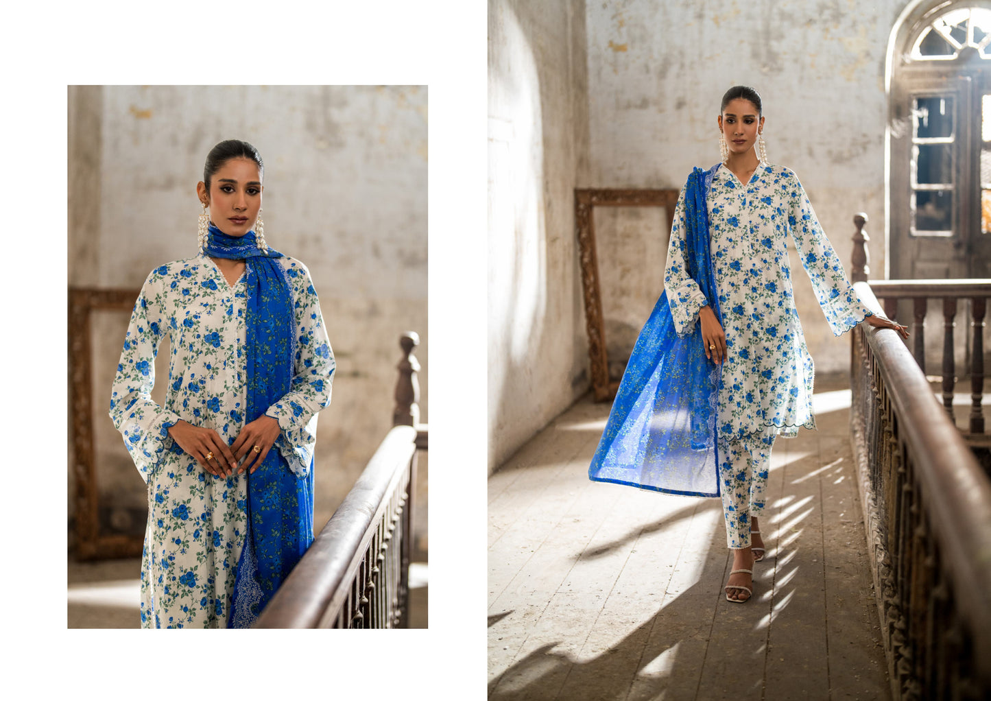 Digital Printed Lawn 3 Piece Separate Vol 5