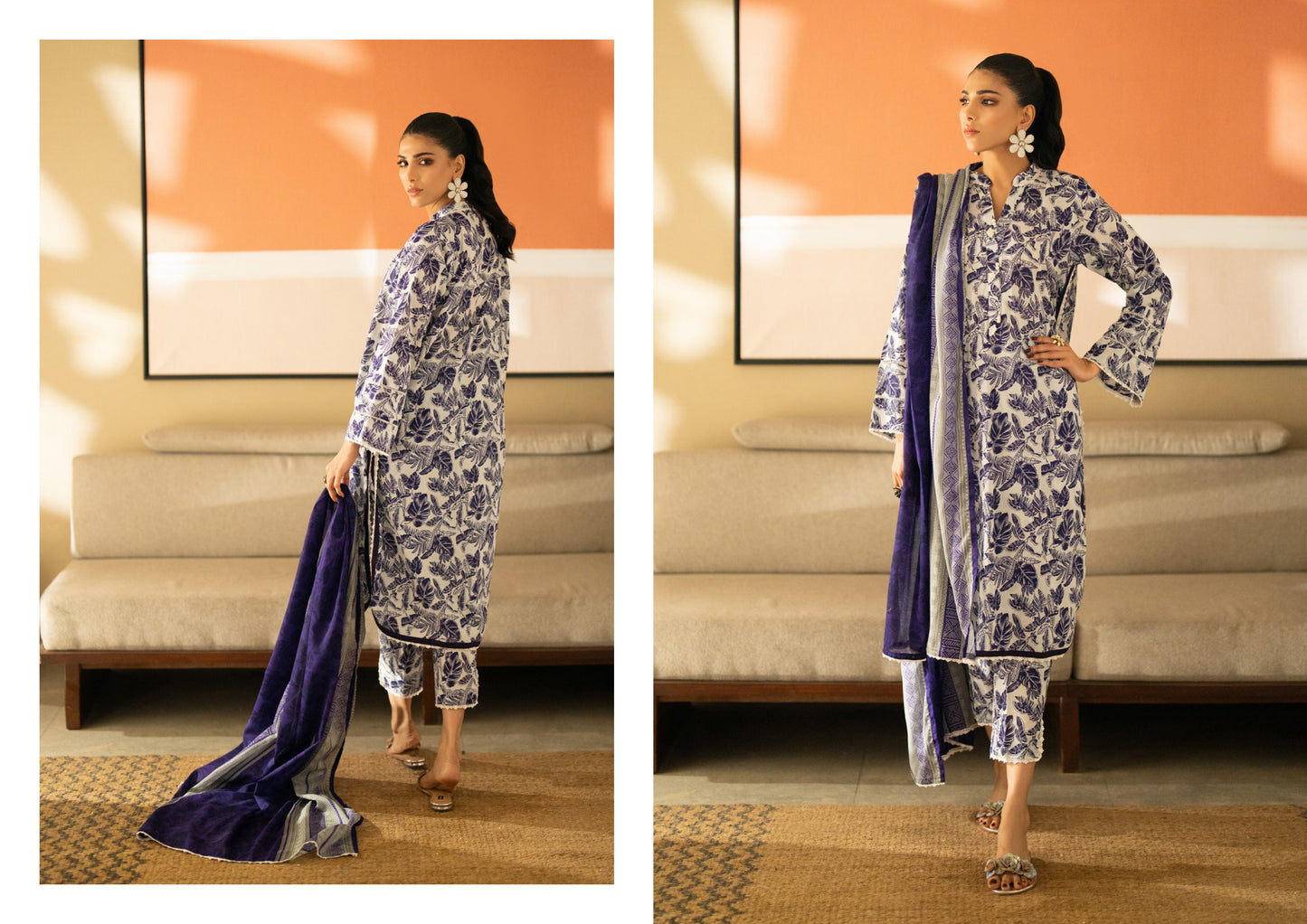 Digital Printed Lawn 3 Piece Separate Vol 5