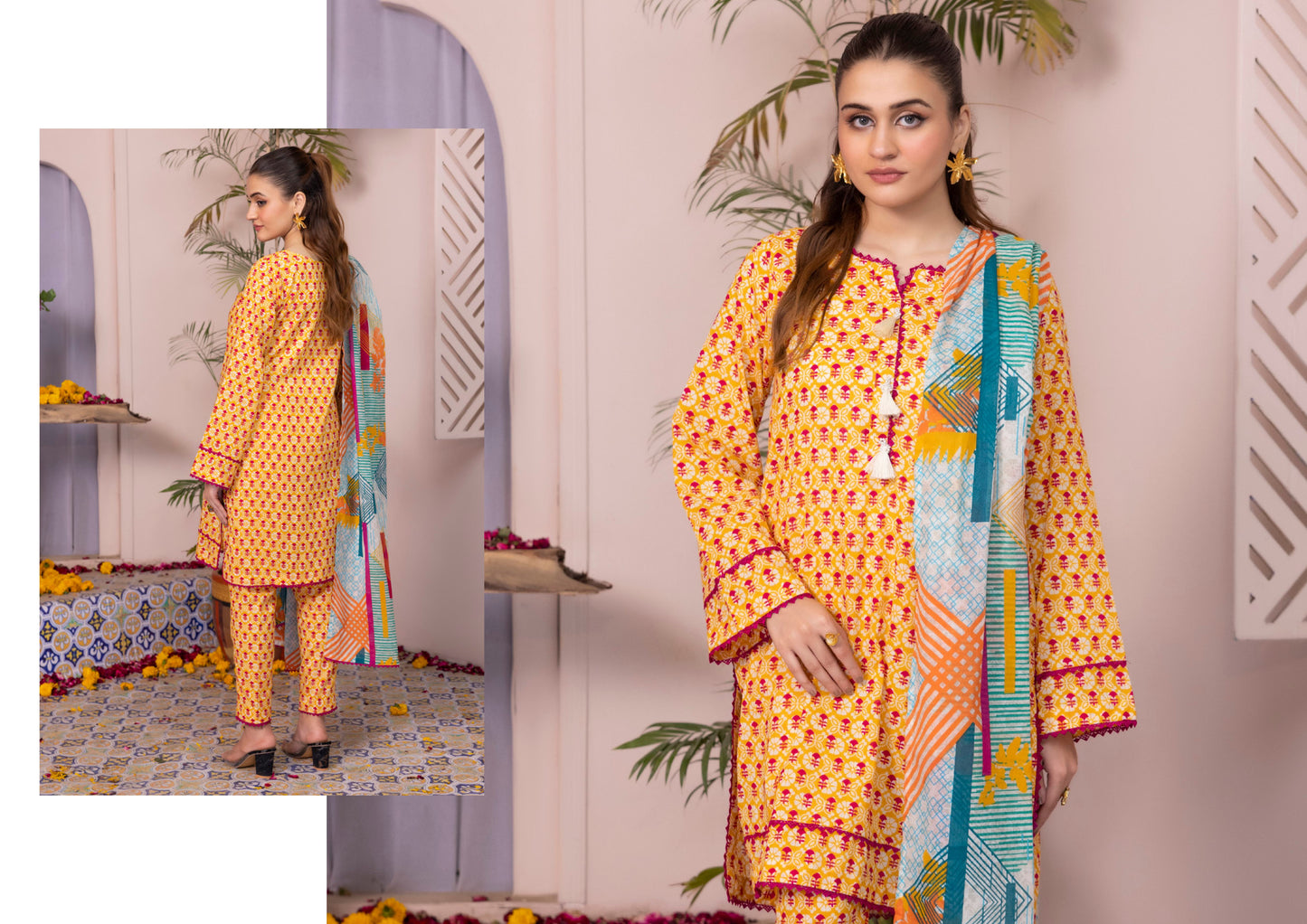 Digital Printed Lawn 3 Piece Separate Vol 5