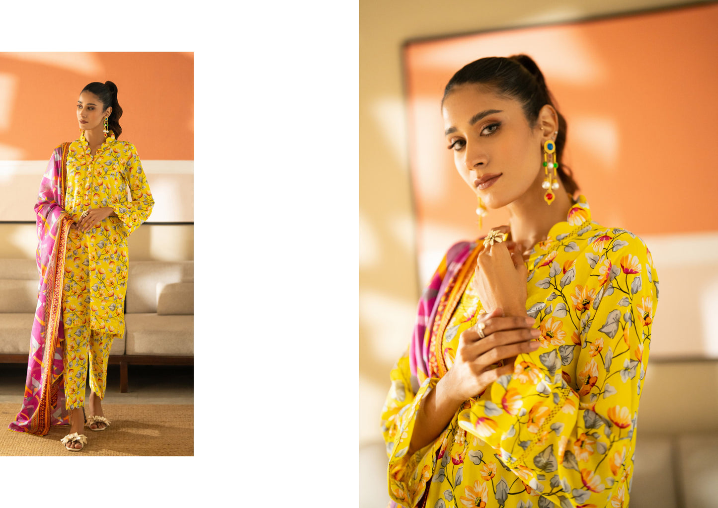 Digital Printed Lawn 3 Piece Separate Vol 5