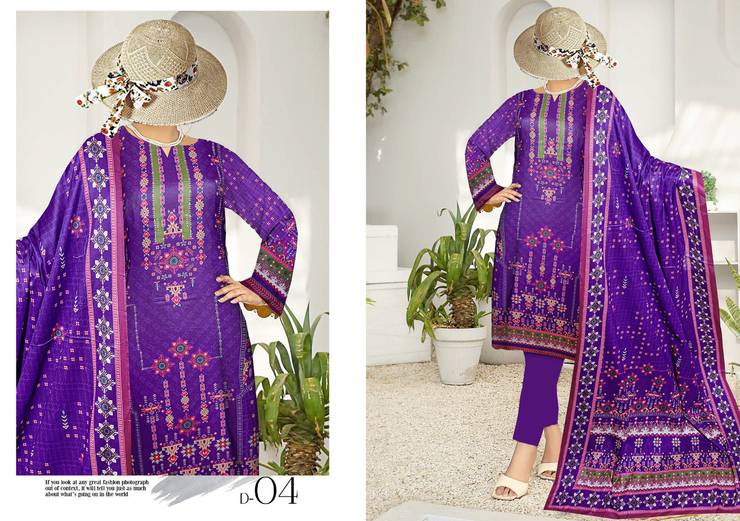 Safa Noor Digital Printed Lawn 3 Piece
