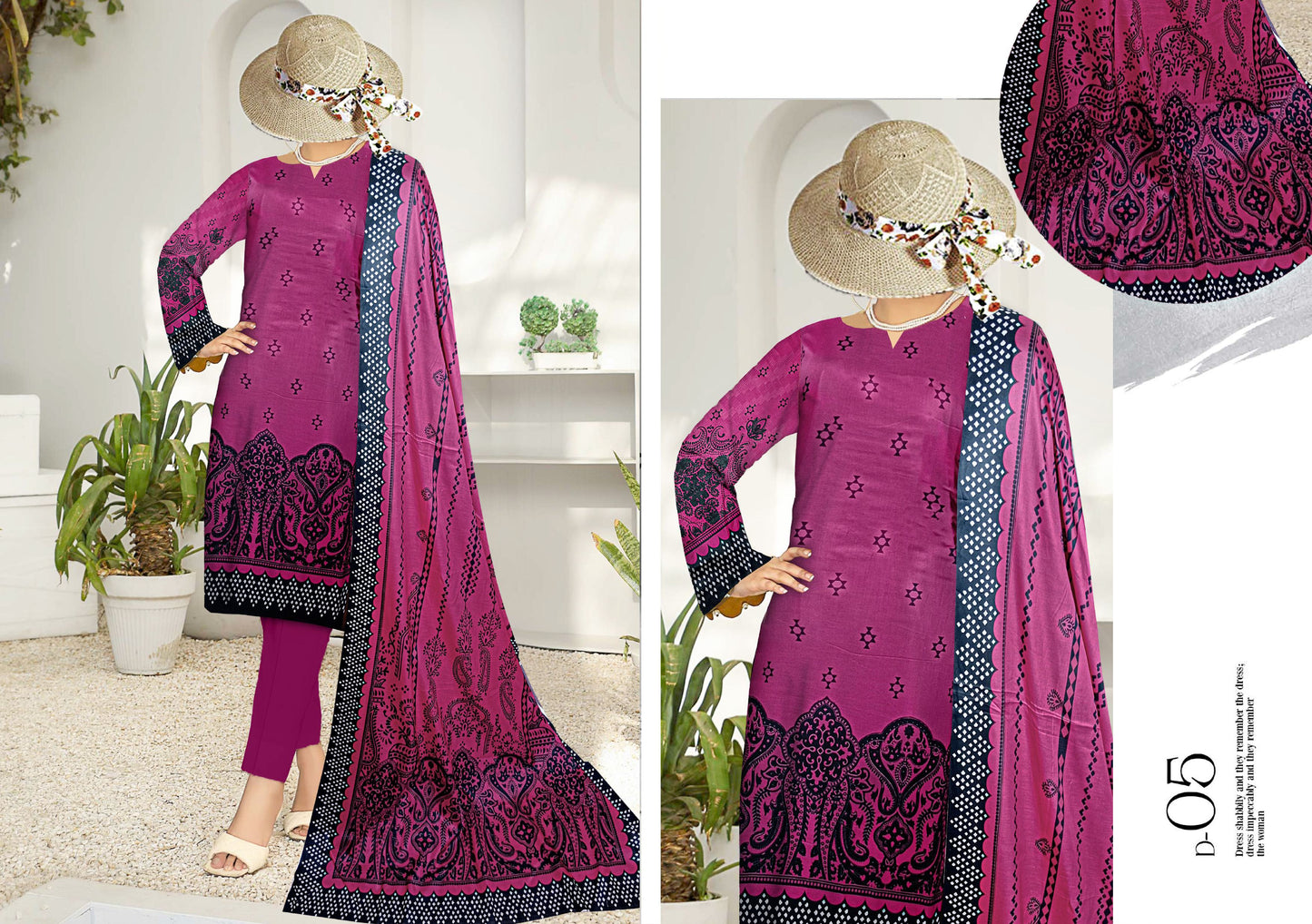 Safa Noor Digital Printed Lawn 3 Piece