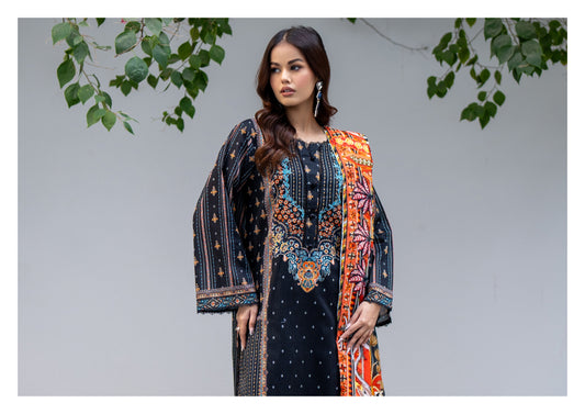 Digital Printed Lawn 3 Piece Vol 1