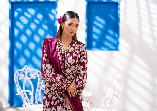 Digital Printed Lawn 3 Piece Vol 8