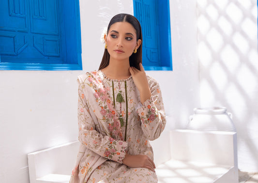 Digital Printed Lawn 3 Piece Vol 8