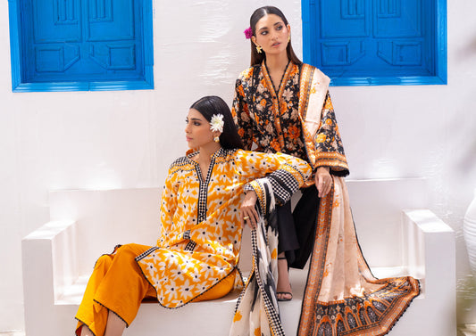 Digital Printed Lawn 3 Piece Vol 8