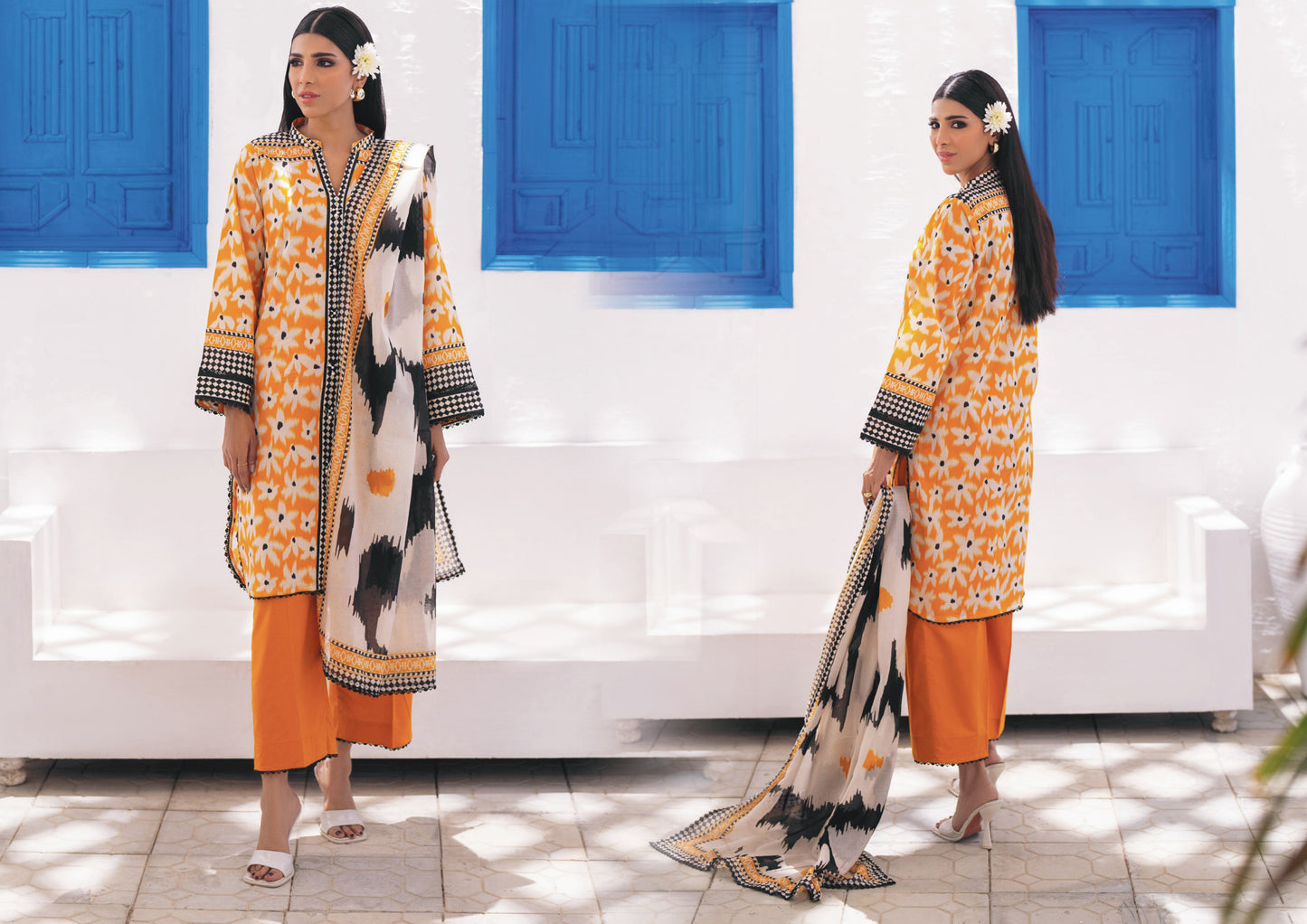 Digital Printed Lawn 3 Piece Vol 8