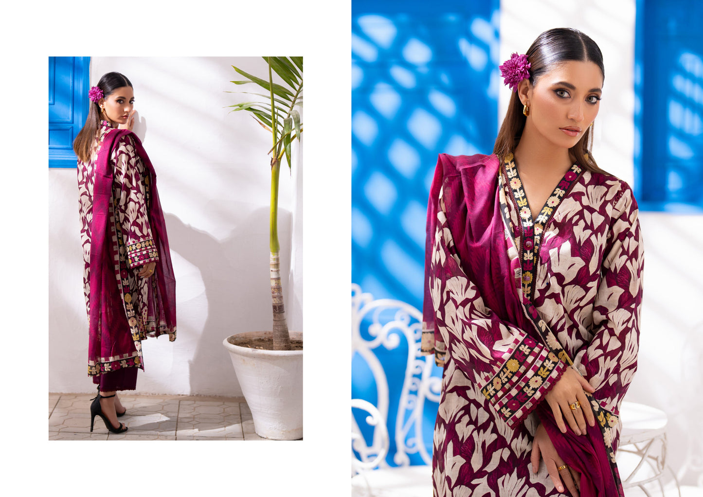 Digital Printed Lawn 3 Piece Vol 8