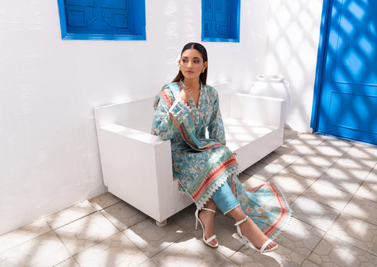 Digital Printed Lawn 3 Piece Vol 8