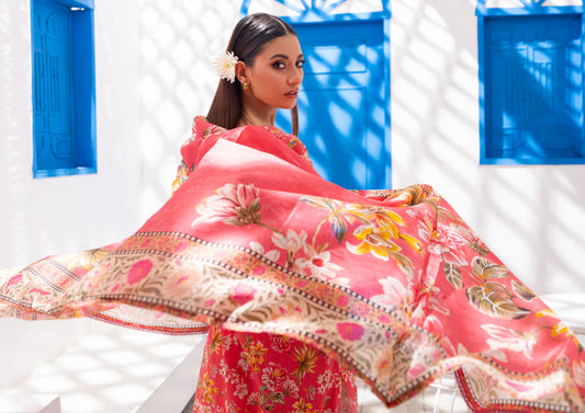 Digital Printed Lawn 3 Piece Vol 8