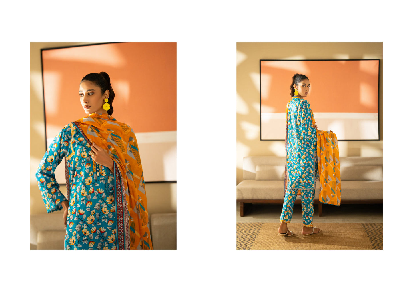 Digital Printed Lawn 3 Piece Separate Vol 5