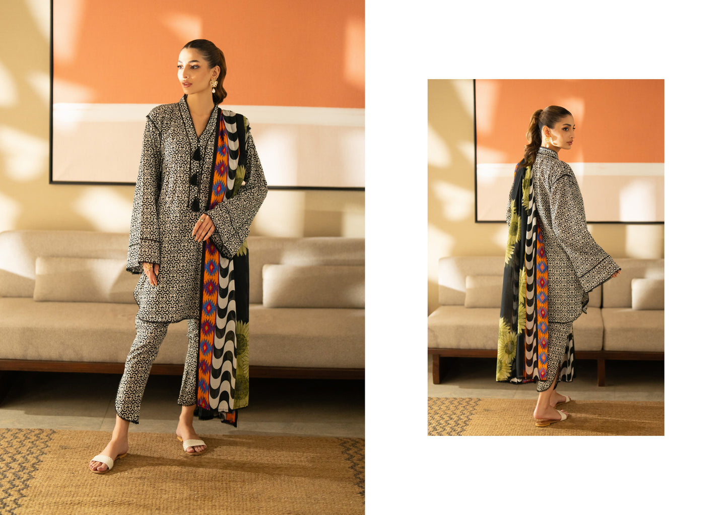 Digital Printed Lawn 3 Piece Separate Vol 5