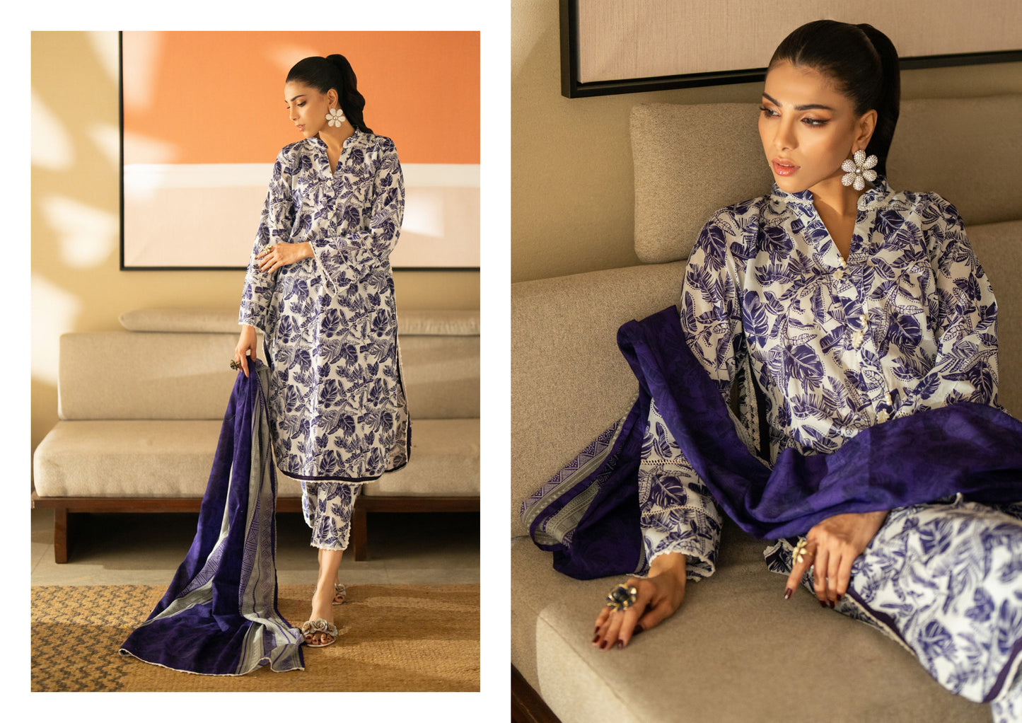 Digital Printed Lawn 3 Piece Separate Vol 5