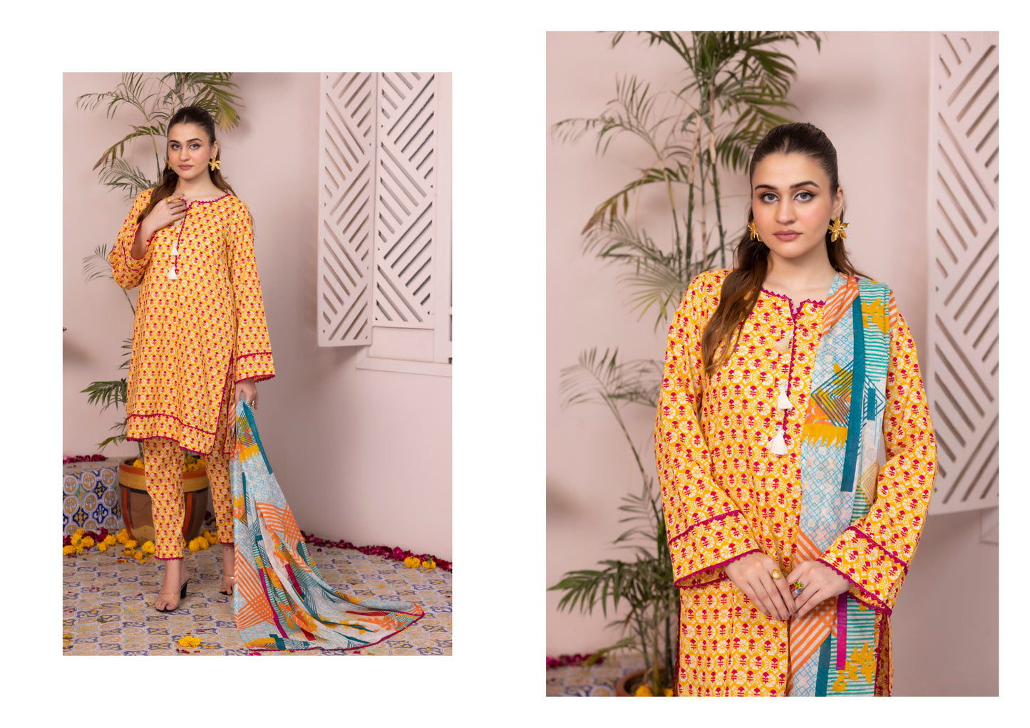 Digital Printed Lawn 3 Piece Separate Vol 5